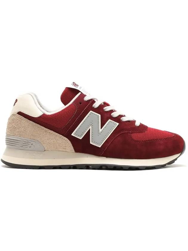 574 Luna New Year Low Top Sneakers Classic Crimson - NEW BALANCE - BALAAN 1