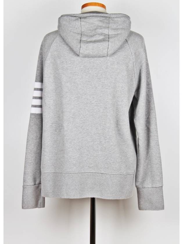 diagonal hood zip up gray 5 - THOM BROWNE - BALAAN 4