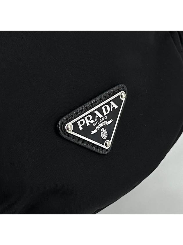 2VZ135 Triangle Logo Re Nylon Saffiano Backpack - PRADA - BALAAN 7