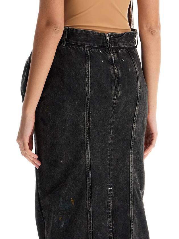 denim skirt with pleats - MAISON MARGIELA - BALAAN 4