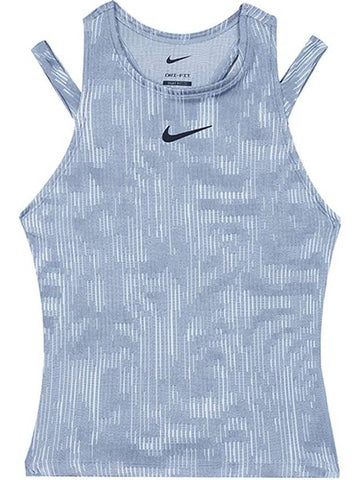 Court Slam Dri Fit Tennis Sleeveless Blue - NIKE - BALAAN 1