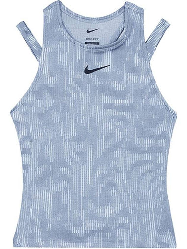 Court Slam Dri Fit Tennis Sleeveless Blue - NIKE - BALAAN 1