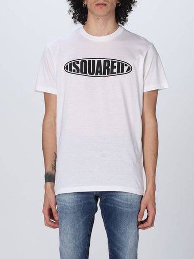 T-shirt Dsquared2 con stampa logo - DSQUARED2 - BALAAN 1