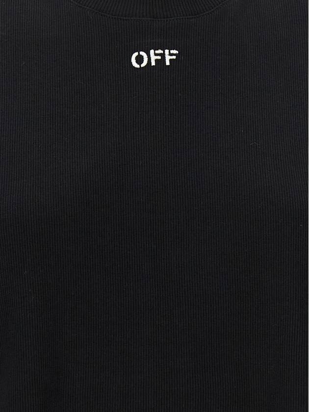 Off Stamp Logo Crop T-Shirt OWAA081C99JER004 1001 B0010999770 - OFF WHITE - BALAAN 5