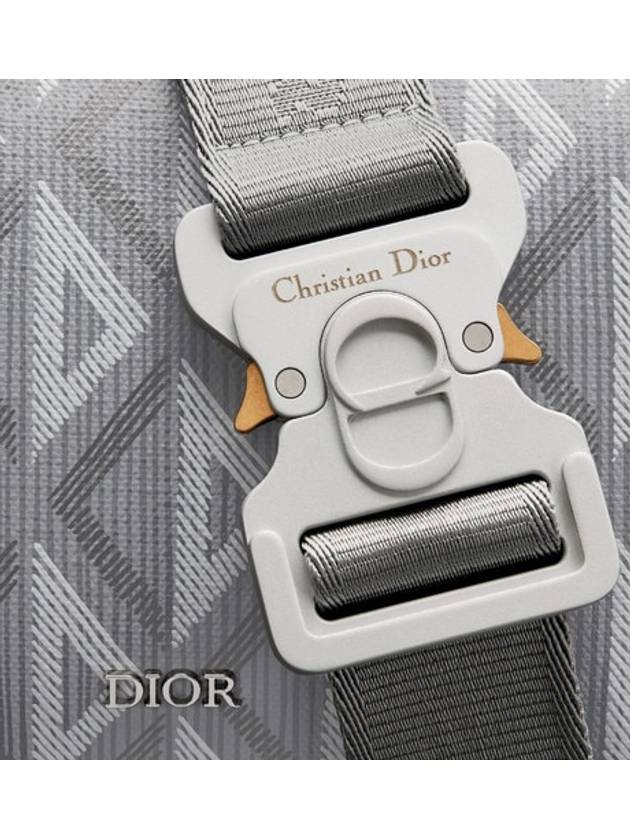 Homme Ringott 22 CD Diamond Canvas Bag Gray - DIOR - BALAAN.