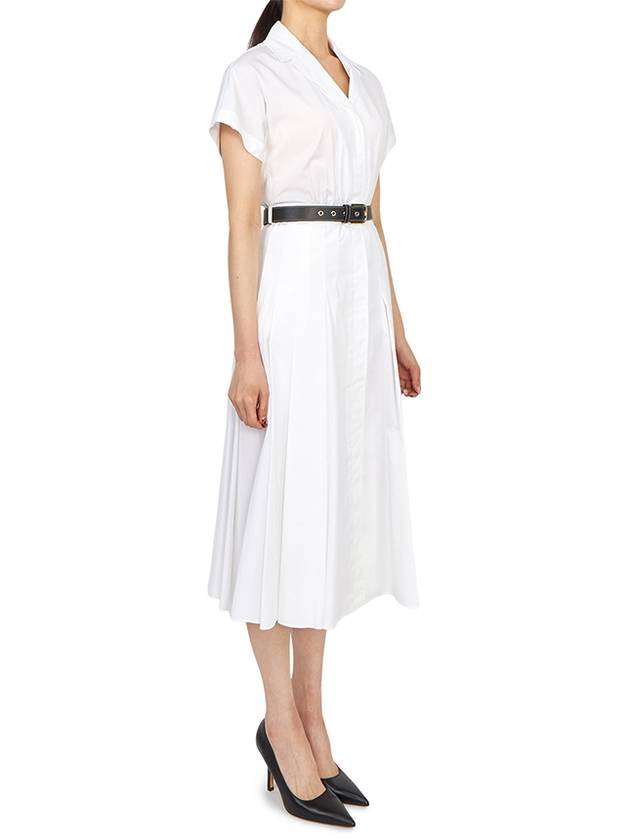 62211031650 SLAM 001 Women s Collar Short Sleeve Long Pleated One Piece - MAX MARA - BALAAN 6