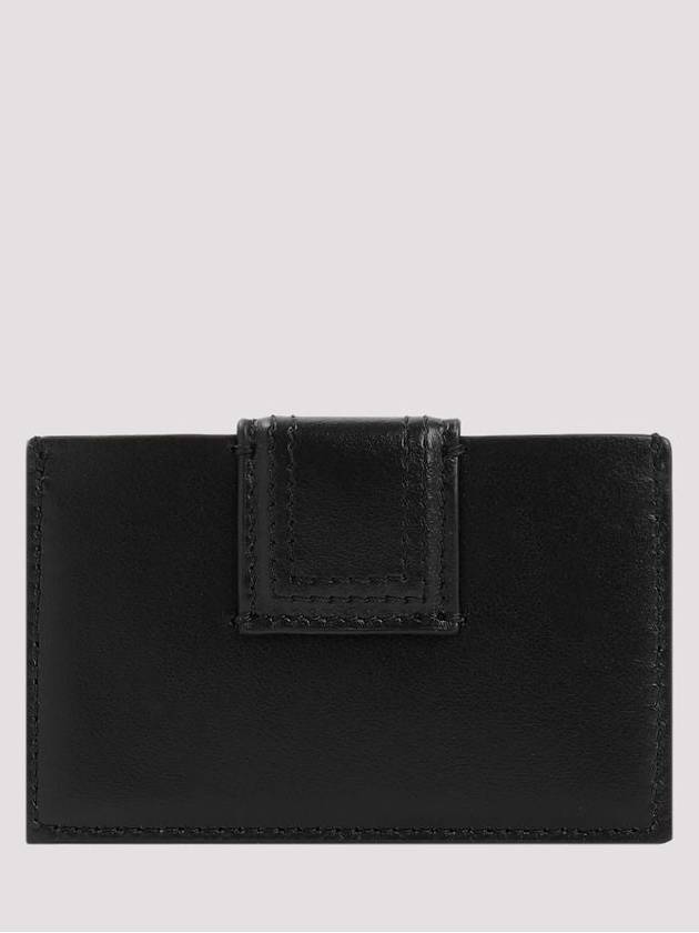 Le Porte Carte Bambino Flap Card Wallet  Black - JACQUEMUS - BALAAN 4