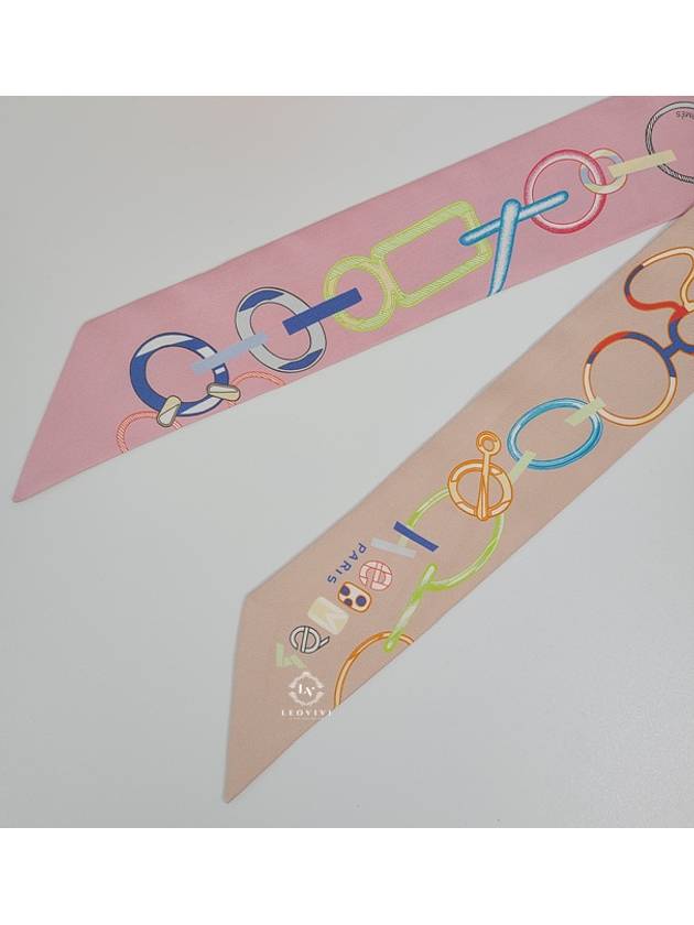 Do Re Boucles Twilly Scarf Rose Poudre - HERMES - BALAAN 6