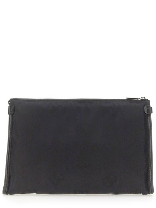 Metal Logo Strap Pouch Black - DOLCE&GABBANA - BALAAN 3