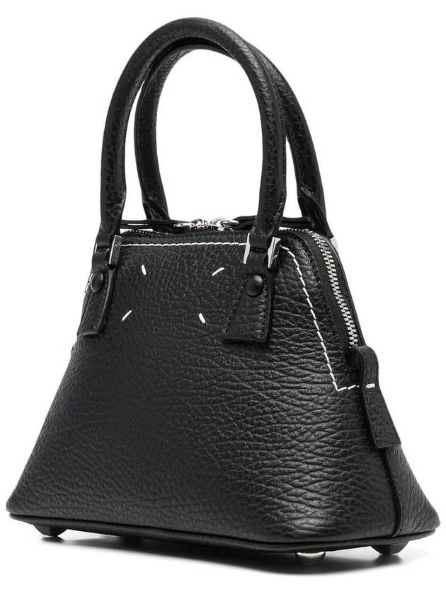 5AC Classique Micro Tote Bag Black - MAISON MARGIELA - BALAAN 6