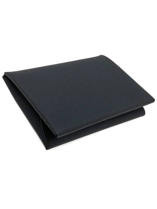 Calvi Duo Card Wallet Noir - HERMES - BALAAN 6