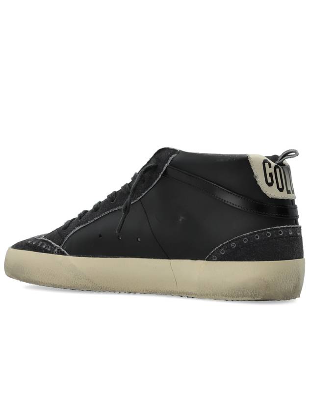 Mid Star Classic High Top Sneakers Black - GOLDEN GOOSE - BALAAN 6