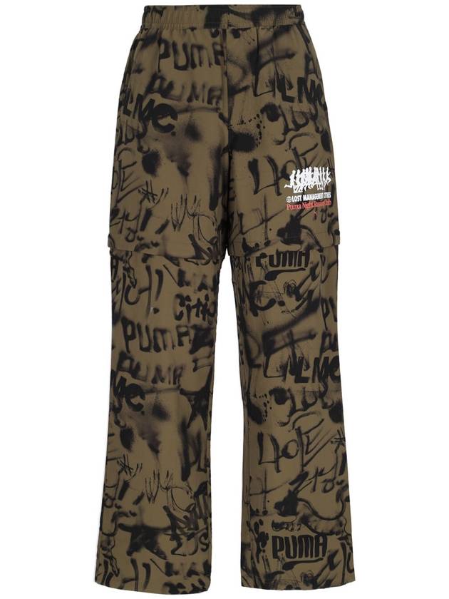 All-Over Print Straight Pants Wild Willow - PUMA - BALAAN 2