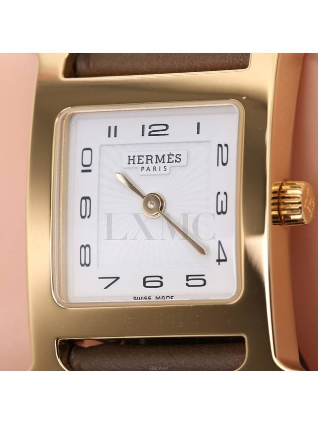 Heure H Small Model 25MM Watch Double Tour Strap - HERMES - BALAAN 9