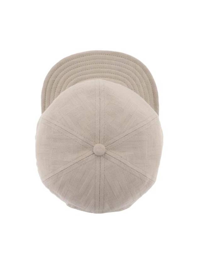 Semi Motif Denim Ball Cap Beige - FENDI - BALAAN 3