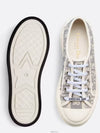 Walk'n' Platform Oblique Embroidered Low Top Sneakers Grey - DIOR - BALAAN 6