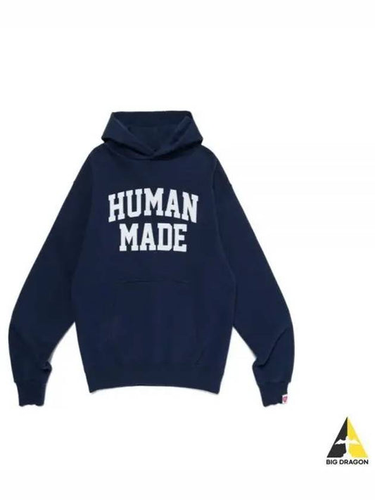 Logo Hoodie Navy - HUMAN MADE - BALAAN 2