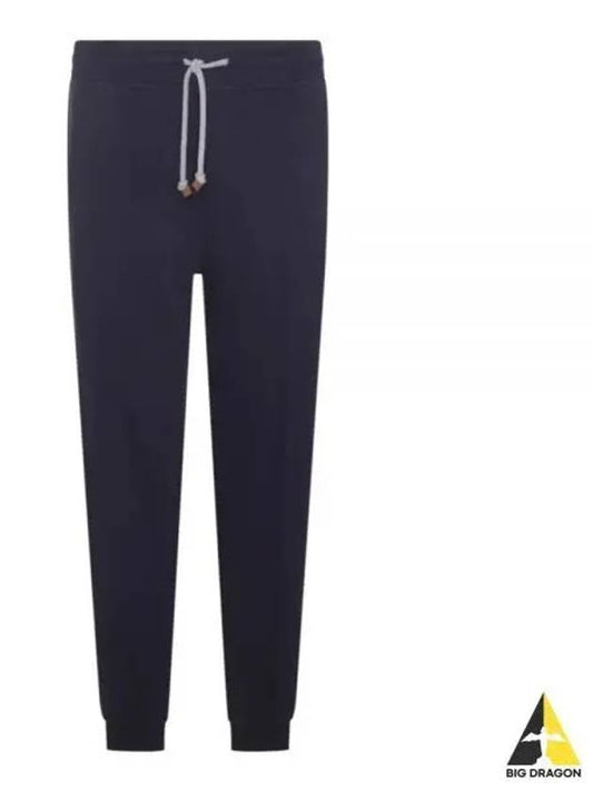 Men's Zipper Pocket Track Pants Navy - BRUNELLO CUCINELLI - BALAAN 2