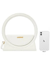 Le Sac Rond Circle Purse Tote Bag White - JACQUEMUS - BALAAN 11