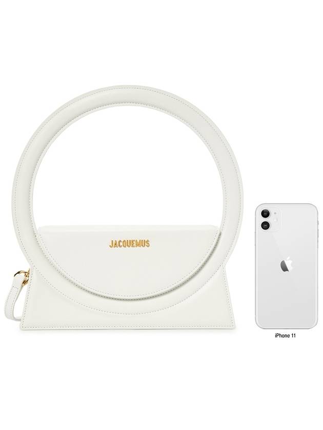 Le Sac Rond Circle Purse Tote Bag White - JACQUEMUS - BALAAN 11