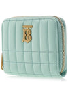 Lola Zip Card Wallet Mint - BURBERRY - BALAAN 3