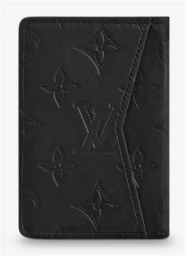 Monogram Shadow Pocket Organizer Card Wallet Black - LOUIS VUITTON - BALAAN 7