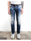 Leopard Pocket Jeans Wash Blue - DSQUARED2 - BALAAN 3