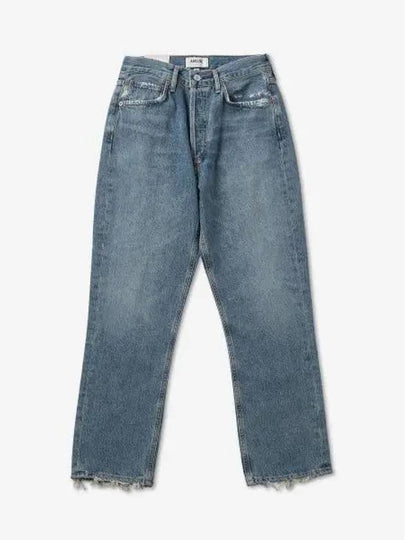 High Waist Crop Jeans Blue - AGOLDE - BALAAN 2