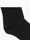 Cotton Blend Pony Embroidery Crew Socks Black - POLO RALPH LAUREN - BALAAN 4