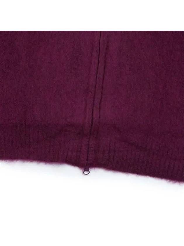 Men's Zipper Mohair Cardigan Bordeaux Red NS283 A Bordeaux - NEEDLES - BALAAN 5