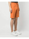 Wappen Patch Pocket Drawstring Shorts Orange - STONE ISLAND - BALAAN 3