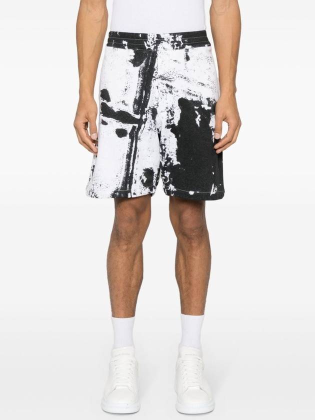 short pants 781888QXAAW 9080 BLACK WHITE - ALEXANDER MCQUEEN - BALAAN 3