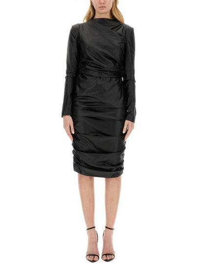 midi dress AB3289 FAX531LB999 BLACK - TOM FORD - BALAAN 2