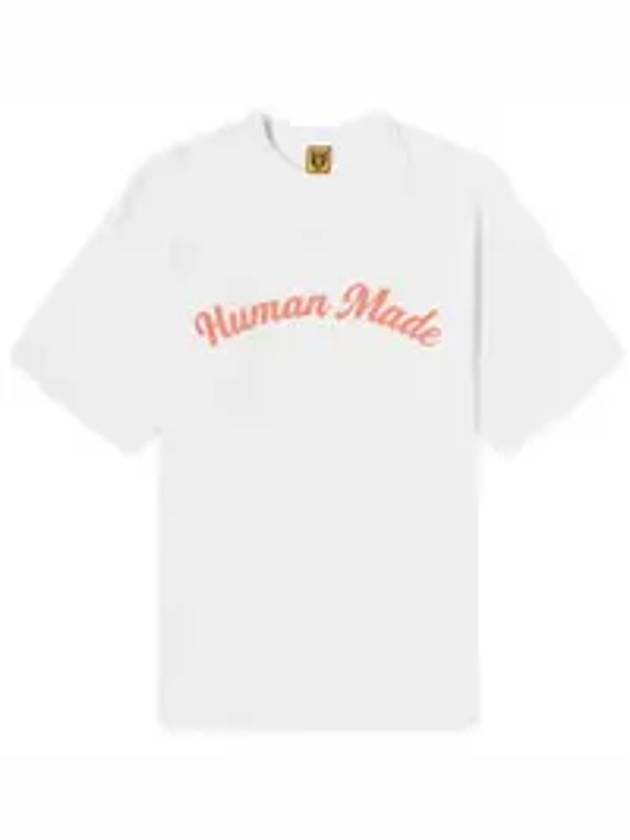 Unisex short sleeved t shirt white HM27TE009 WHT - HUMAN MADE - BALAAN 1