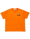 logo applique short sleeve t-shirt orange - BURBERRY - BALAAN 1