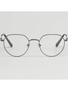 Eyewear Round Titanium Eyeglasses Gunmetal - MONCLER - BALAAN 4