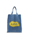 Lou Spray Tote Bag Blue - A.P.C. - BALAAN 1