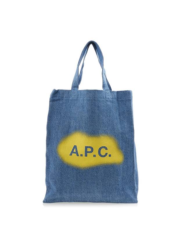 Lou Spray Tote Bag Blue - A.P.C. - BALAAN 2