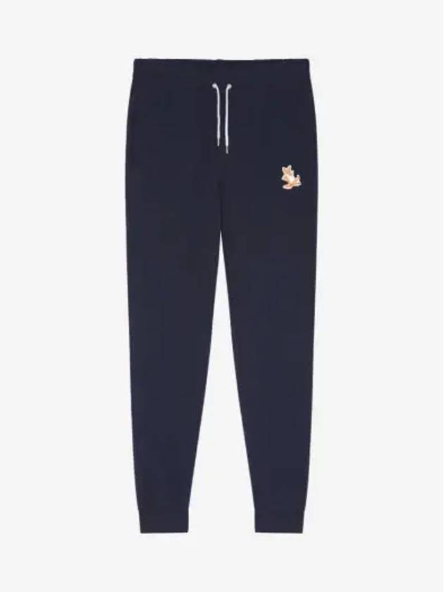 Chillax Fox Patch Classic Track Pants Navy - MAISON KITSUNE - BALAAN 3