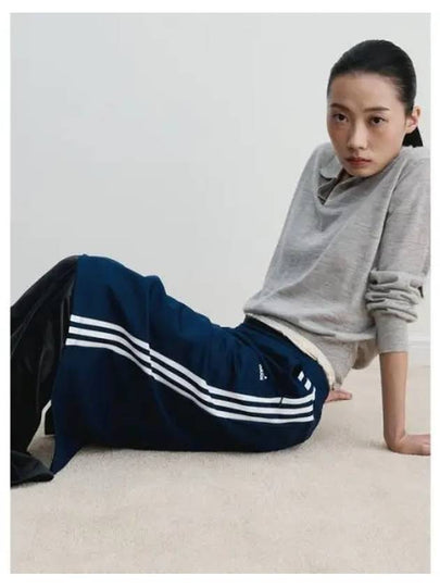 Classic 3 Stripe Midi H Line Skirt Navy - ADIDAS - BALAAN 2