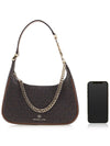 Women's Piper Small Shoulder Bag Brown - MICHAEL KORS - BALAAN 7