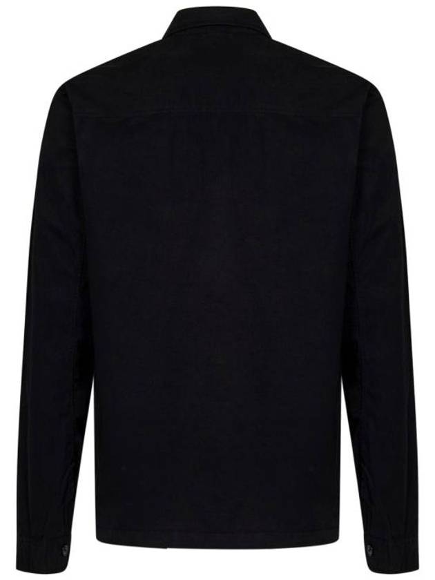 Gabardine Long Sleeve Shirt Black - CP COMPANY - BALAAN 3