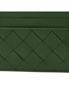 Intrecciato Leather Card Wallet Green - BOTTEGA VENETA - BALAAN 7