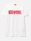 Men s T Diego L6 Short Sleeve Shirt White A03593 0CATM - DIESEL - BALAAN 1