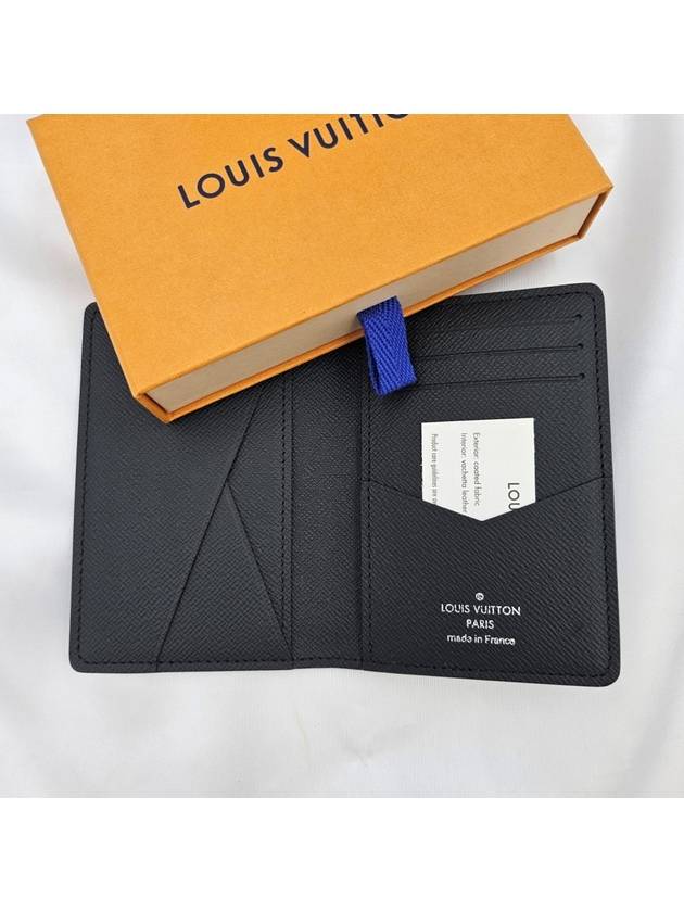 Pocket Organizer Monogram Card Wallet Black - LOUIS VUITTON - BALAAN 5