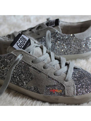 215 size kids silver glitter vintage superstar low - GOLDEN GOOSE - BALAAN 1