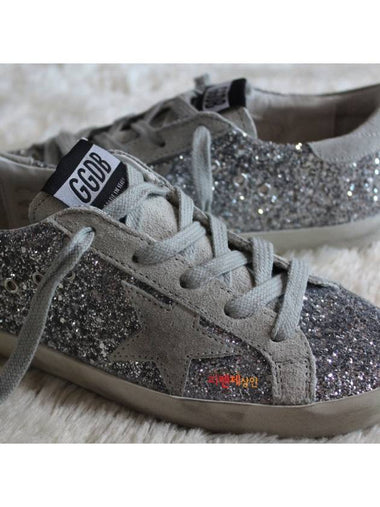 215 size kids silver glitter vintage superstar low - GOLDEN GOOSE - BALAAN 1