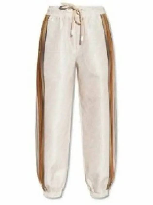 Rainbow Nylon Track Pants Ivory - FENDI - BALAAN 2