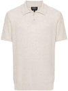 Men's Jay Knit Polo Shirt Beige - A.P.C. - BALAAN 1