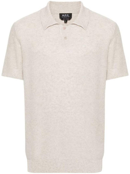 J Open Knit Polo Shirt VIAJCH23315 - A.P.C. - BALAAN 1